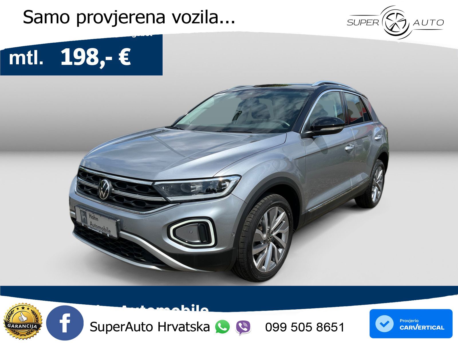 Volkswagen T-Roc I 1.5 TSI (150 KS) DSG LED+GR SJED+ACC