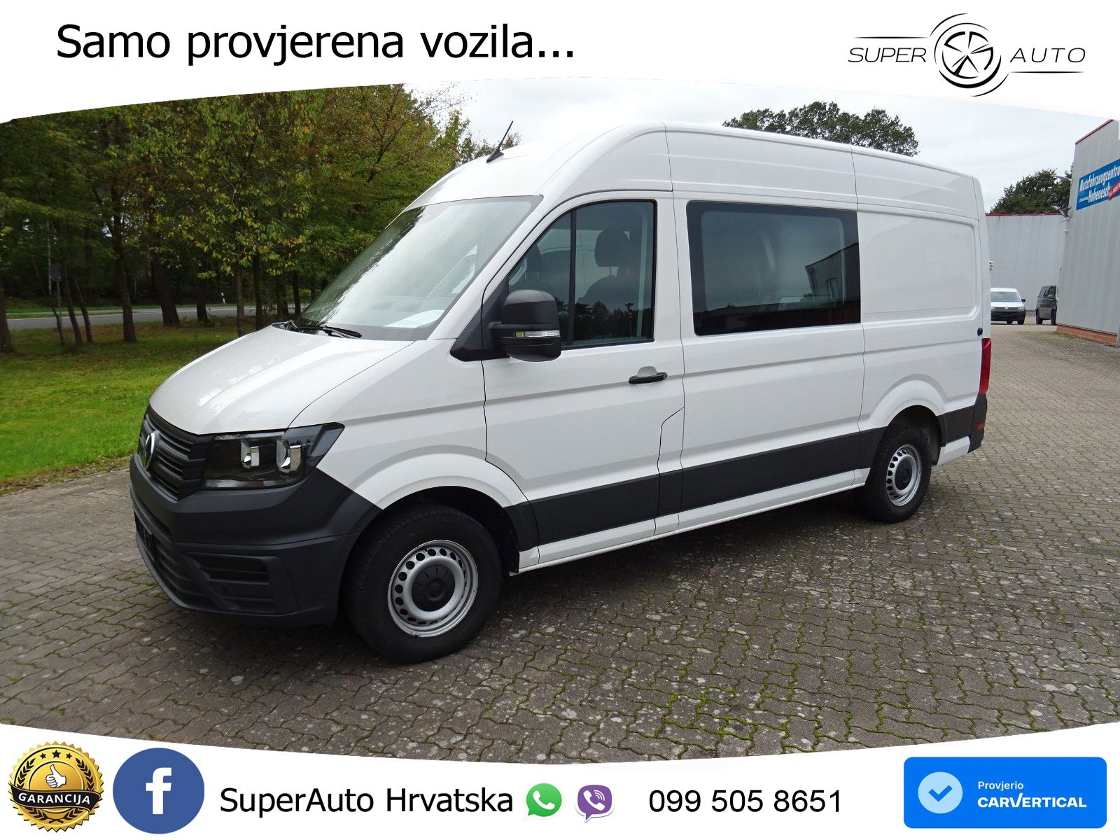Volkswagen Crafter 35 Kasten Mixto MR AHK 3500 KG 140 KS