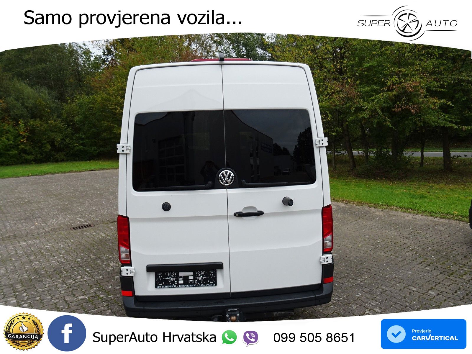Volkswagen Crafter 35 Kasten Mixto MR AHK 3500 KG 140 KS