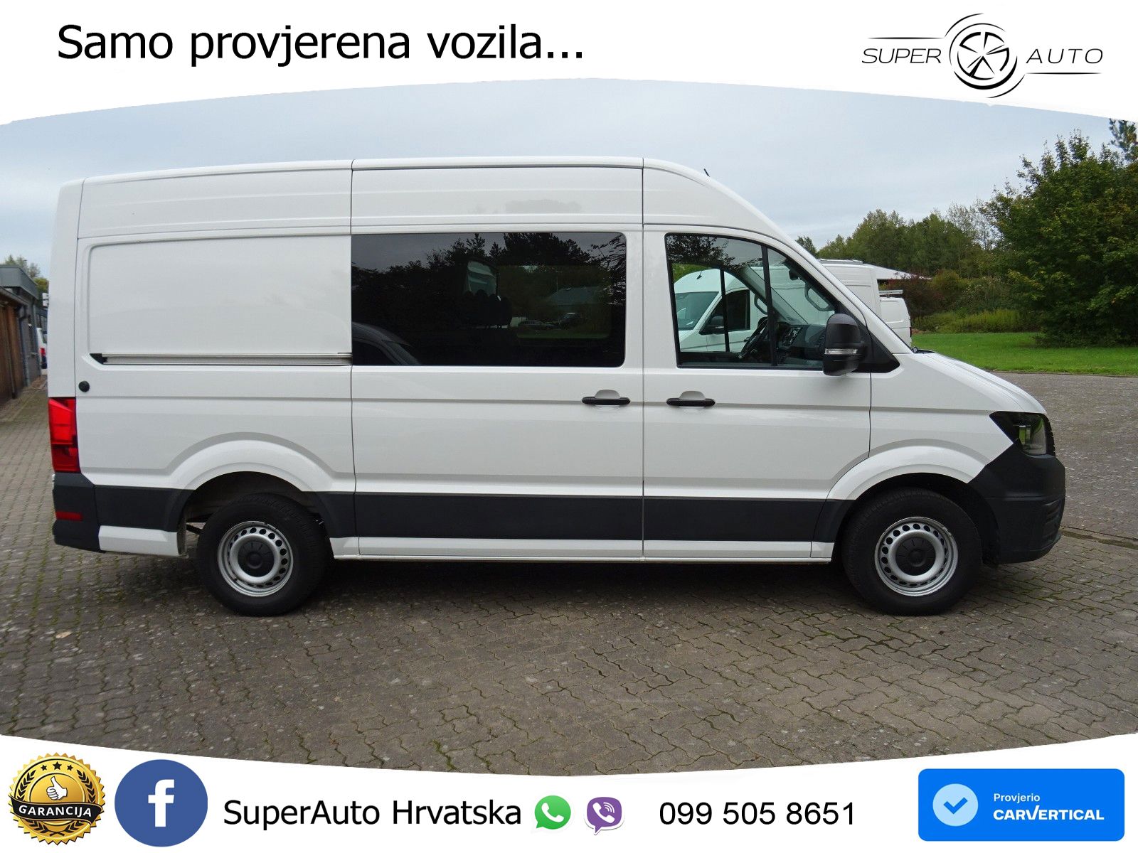 Volkswagen Crafter 35 Kasten Mixto MR AHK 3500 KG 140 KS