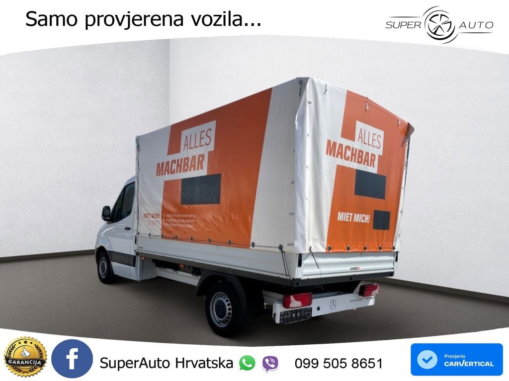 Mercedes-Benz Sprinter 315 Pritsche L2 Plane DAB*Klima 150 KS