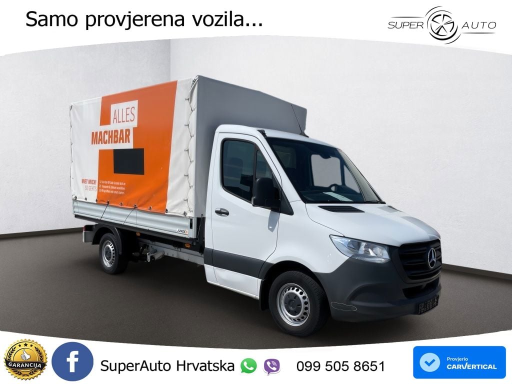Mercedes-Benz Sprinter 315 Pritsche L2 Plane DAB*Klima 150 KS
