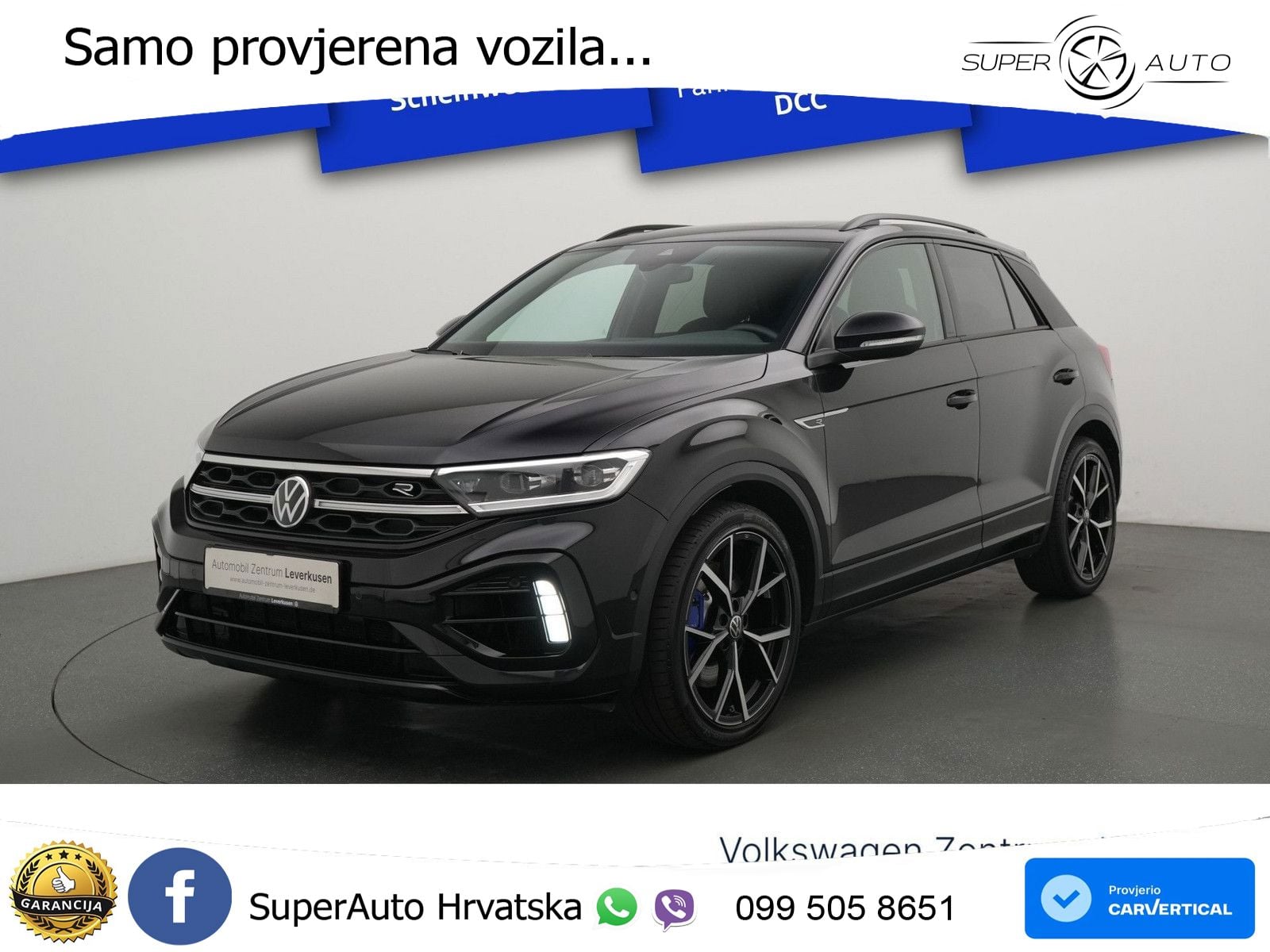 Volkswagen T-Roc R 2.0 TSI (300 KS) OPF 4M DSG MATRIX+GR SJED+KAM