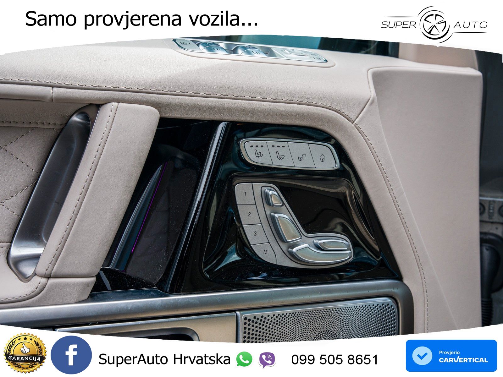 Mercedes G 450d Long (367 KS) 4MATIC 9G-TRONIC Manufaktur ZRAČNI+ACC+GR SJED+360+PANO