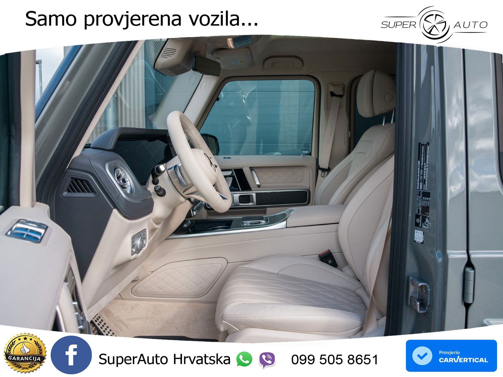 Mercedes G 450d Long (367 KS) 4MATIC 9G-TRONIC Manufaktur ZRAČNI+ACC+GR SJED+360+PANO