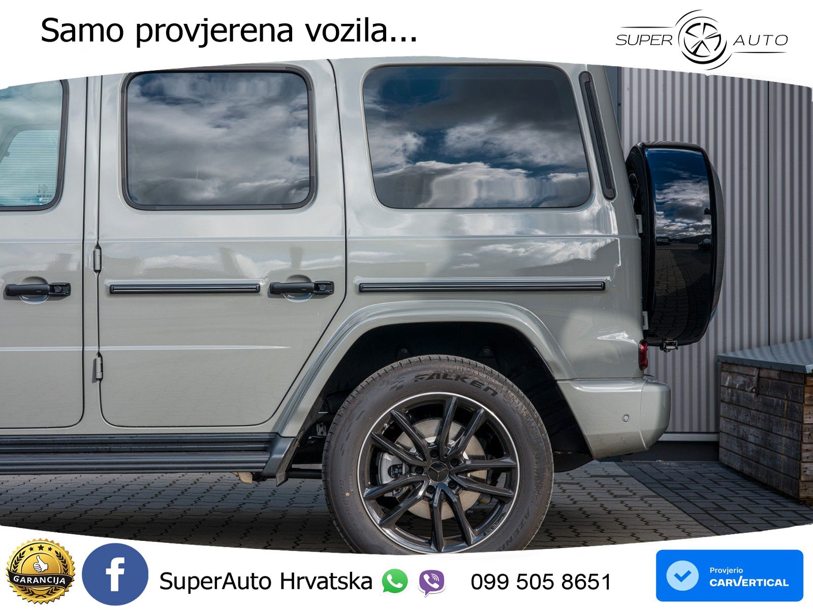 Mercedes G 450d Long (367 KS) 4MATIC 9G-TRONIC Manufaktur ZRAČNI+ACC+GR SJED+360+PANO