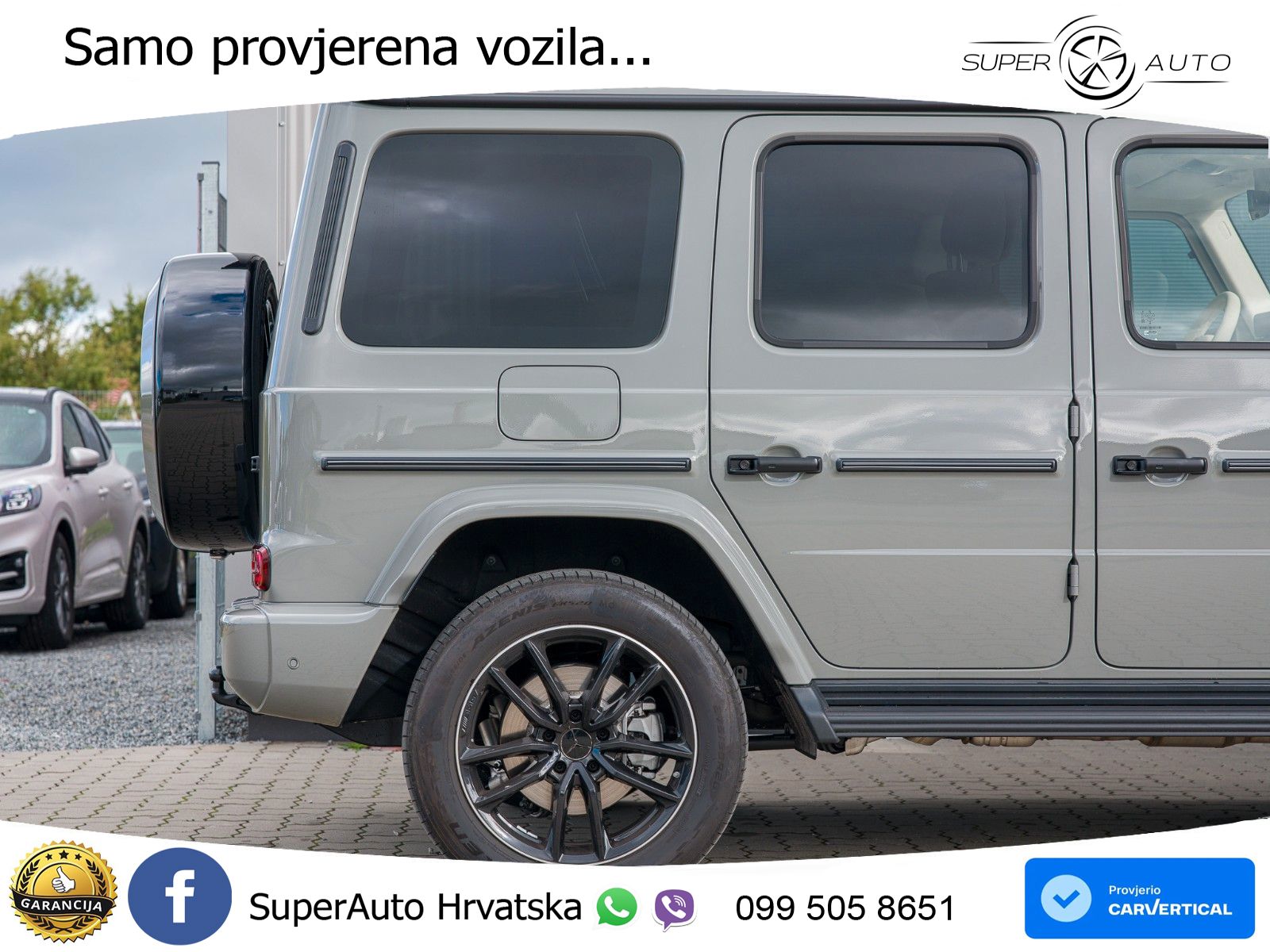Mercedes G 450d Long (367 KS) 4MATIC 9G-TRONIC Manufaktur ZRAČNI+ACC+GR SJED+360+PANO