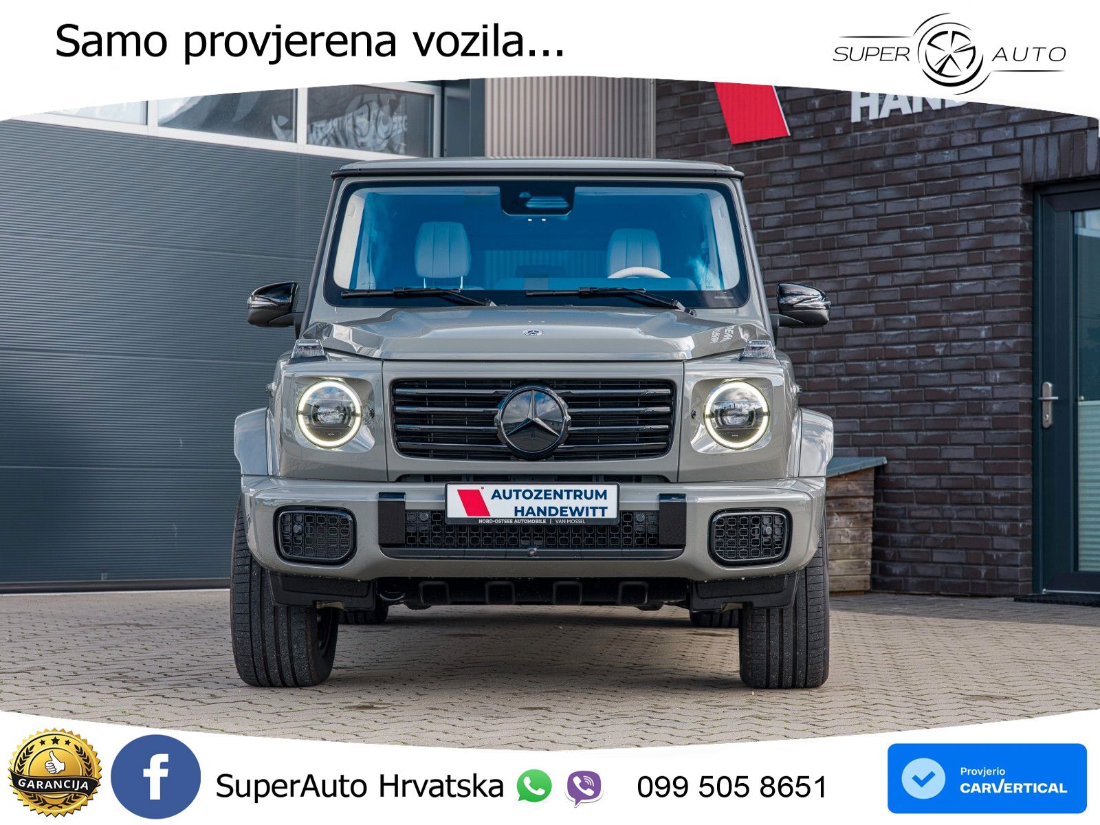 Mercedes G 450d Long (367 KS) 4MATIC 9G-TRONIC Manufaktur ZRAČNI+ACC+GR SJED+360+PANO