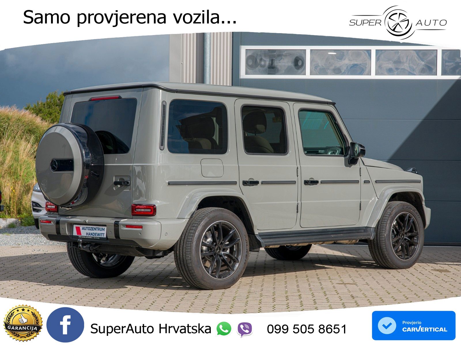 Mercedes G 450d Long (367 KS) 4MATIC 9G-TRONIC Manufaktur ZRAČNI+ACC+GR SJED+360+PANO