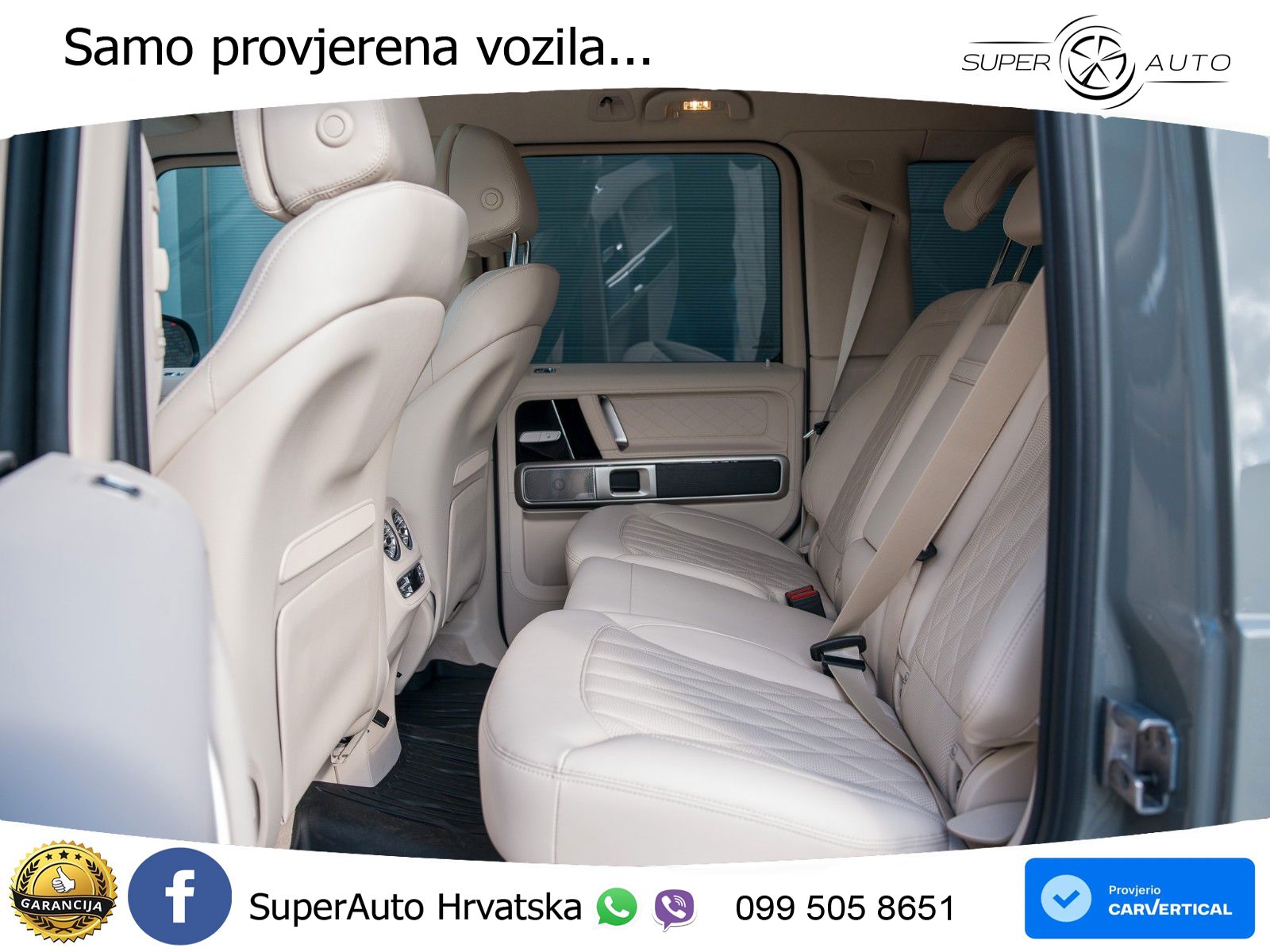 Mercedes G 450d Long (367 KS) 4MATIC 9G-TRONIC Manufaktur ZRAČNI+ACC+GR SJED+360+PANO