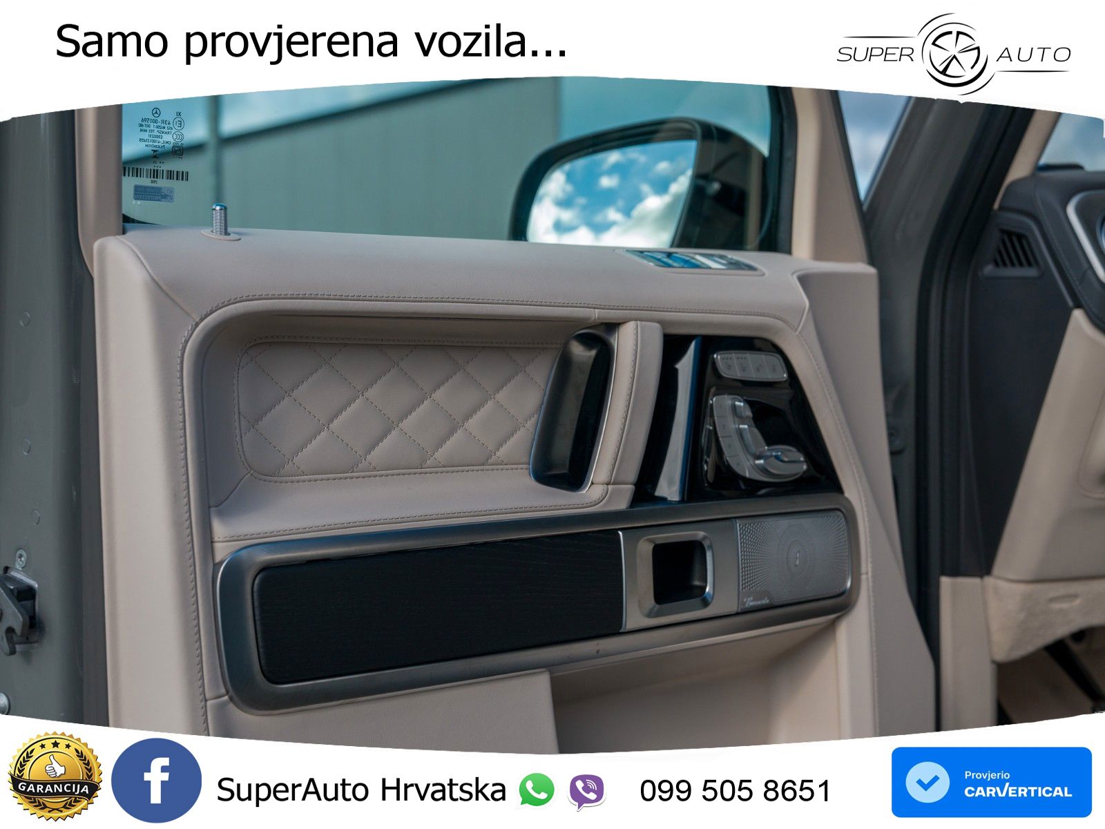 Mercedes G 450d Long (367 KS) 4MATIC 9G-TRONIC Manufaktur ZRAČNI+ACC+GR SJED+360+PANO