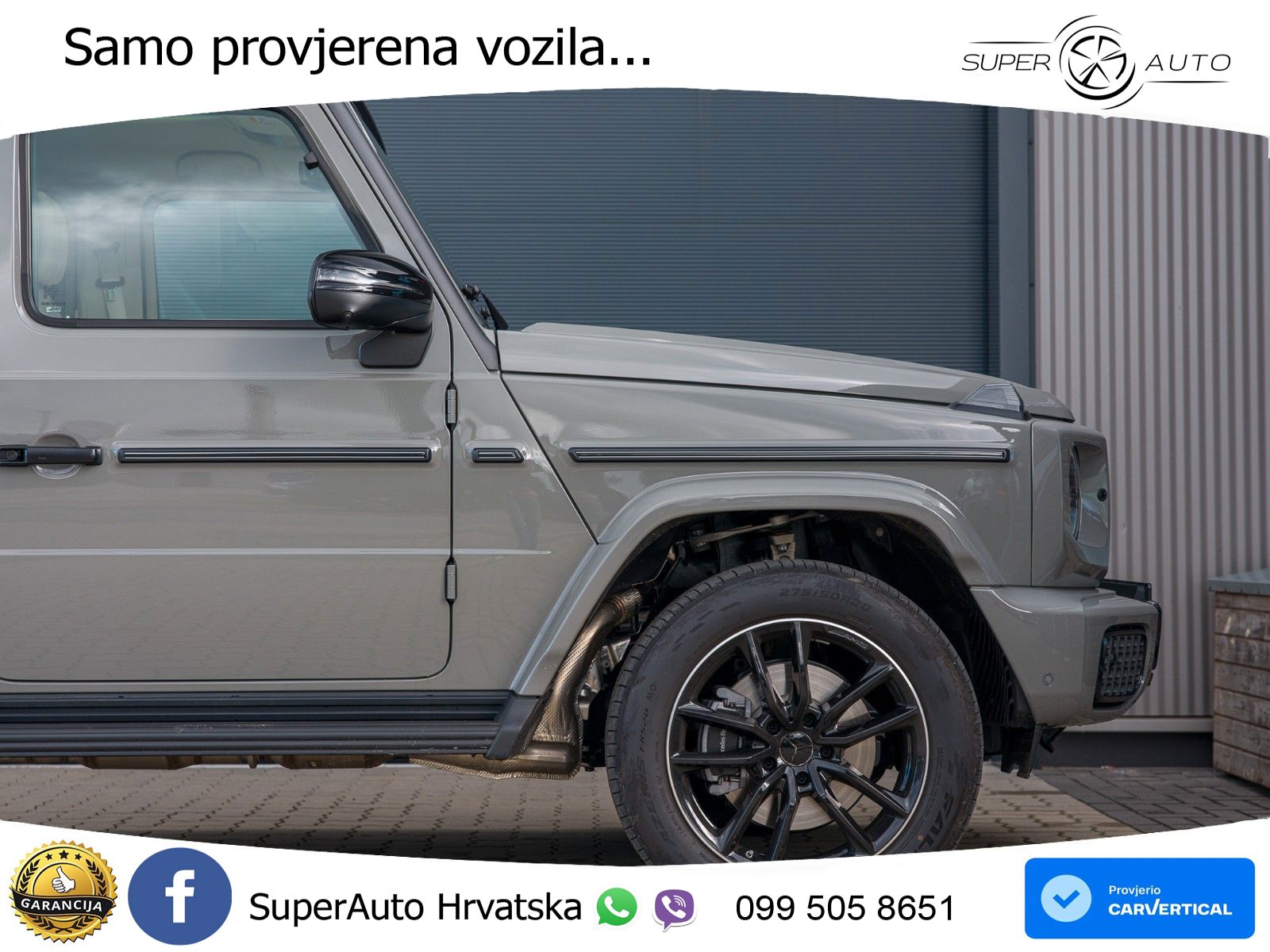 Mercedes G 450d Long (367 KS) 4MATIC 9G-TRONIC Manufaktur ZRAČNI+ACC+GR SJED+360+PANO