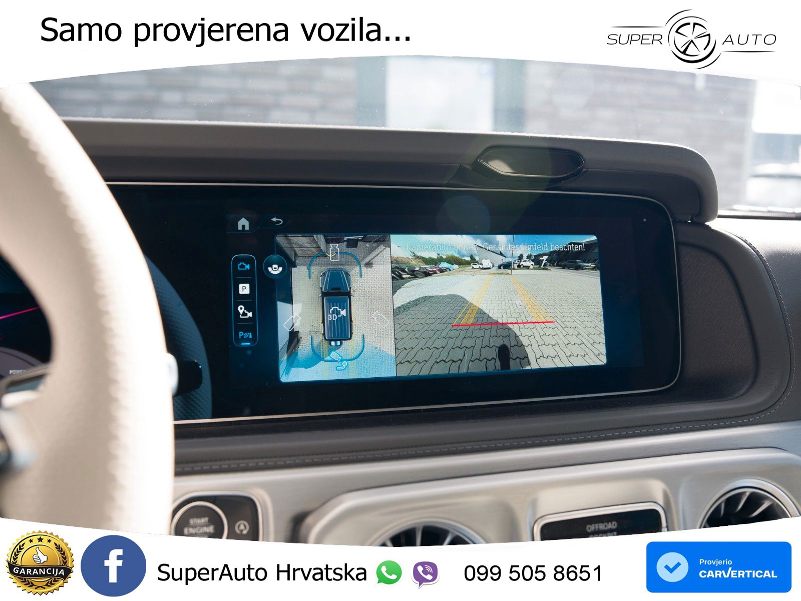 Mercedes G 450d Long (367 KS) 4MATIC 9G-TRONIC Manufaktur ZRAČNI+ACC+GR SJED+360+PANO