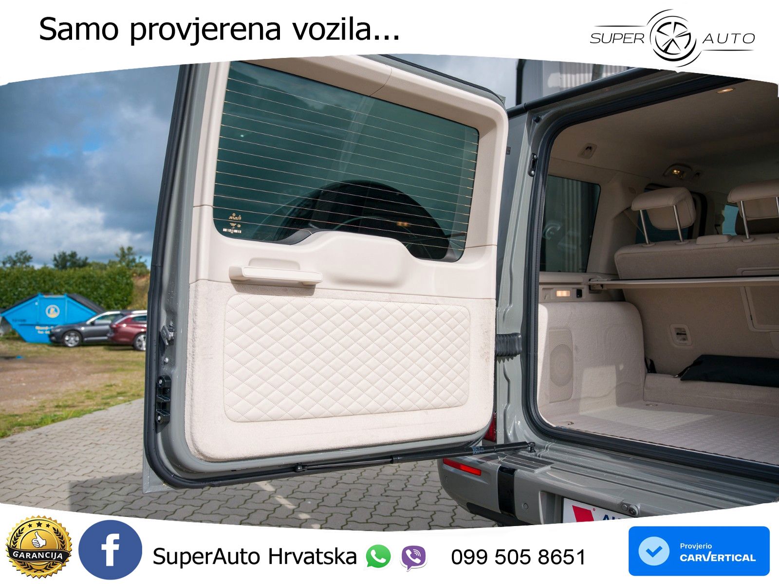 Mercedes G 450d Long (367 KS) 4MATIC 9G-TRONIC Manufaktur ZRAČNI+ACC+GR SJED+360+PANO