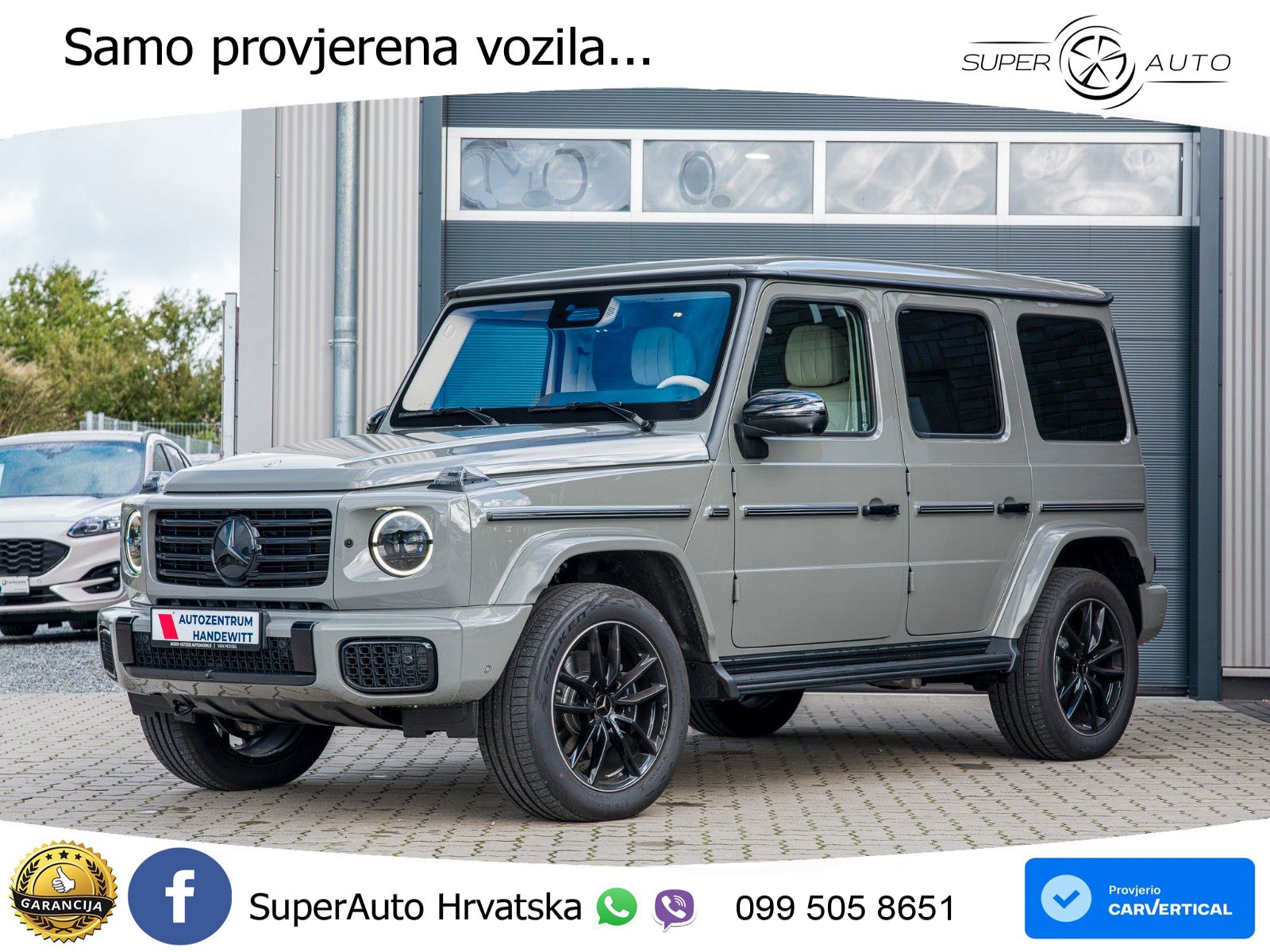 Mercedes G 450d Long (367 KS) 4MATIC 9G-TRONIC Manufaktur ZRAČNI+ACC+GR SJED+360+PANO