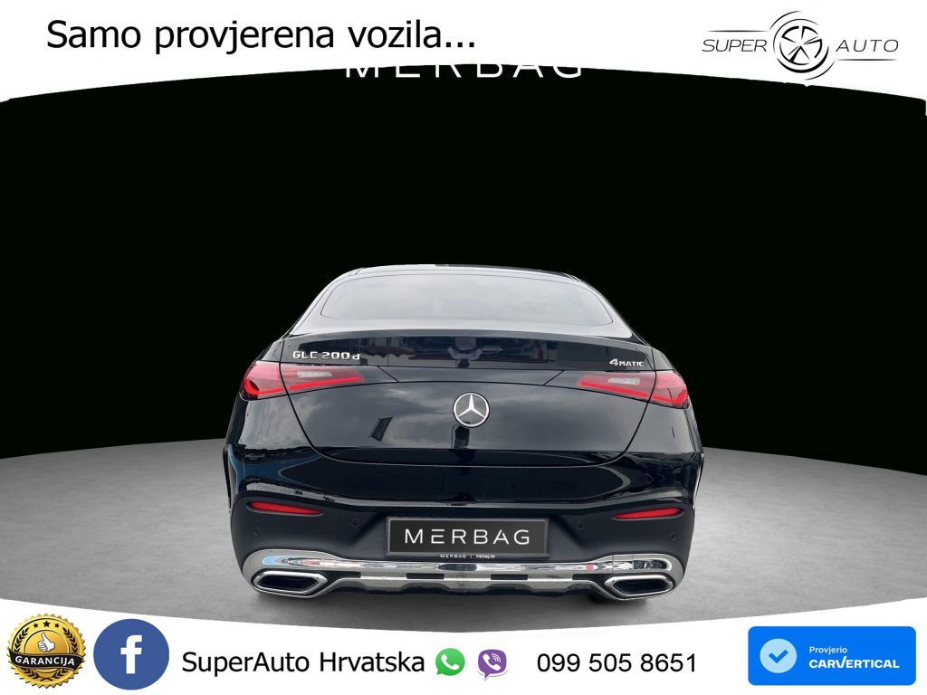 Mercedes GLC Coupe 200d (163 KS) 4MATIC 9G-TRONIC AMG LED+GR SJED+ACC
