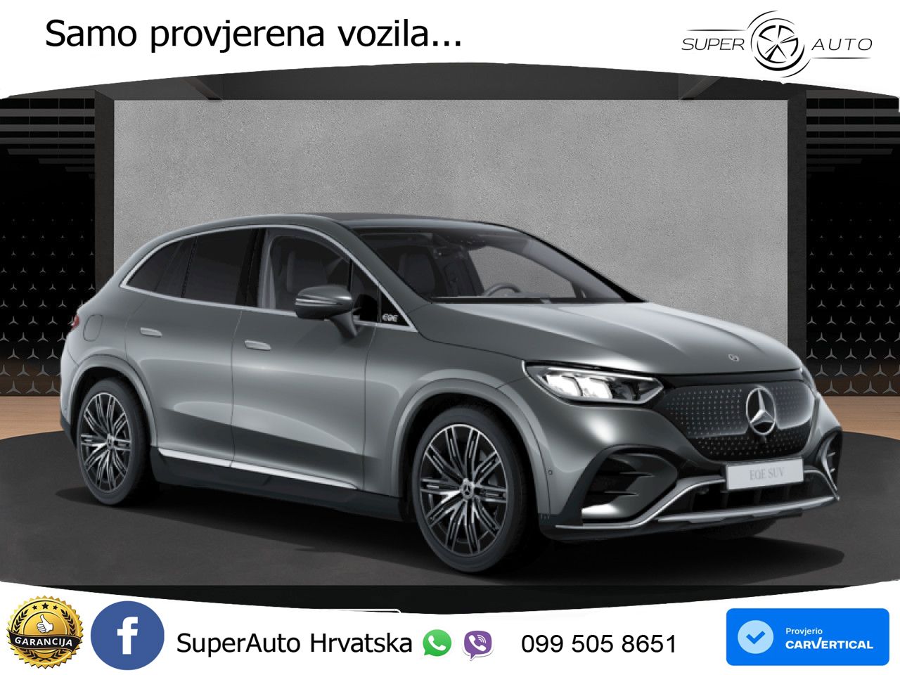 Mercedes EQE SUV 300 100 kWh (265 KS) AMG LED+GR SJED+ACC