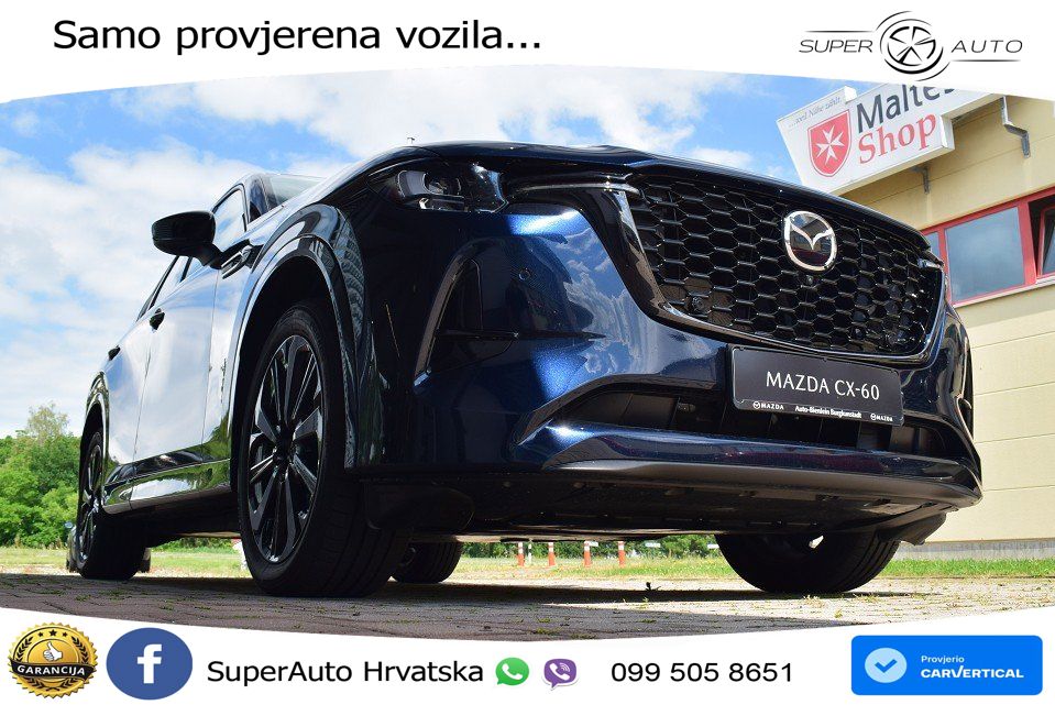Mazda CX-60 3.3 e-Skyactiv D (254 KS) AWD Automatic MATRIX+GR SJED+KAM