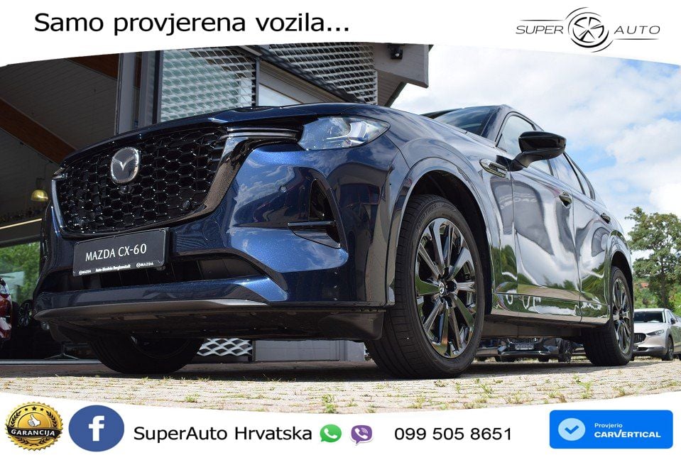 Mazda CX-60 3.3 e-Skyactiv D (254 KS) AWD Automatic MATRIX+GR SJED+KAM