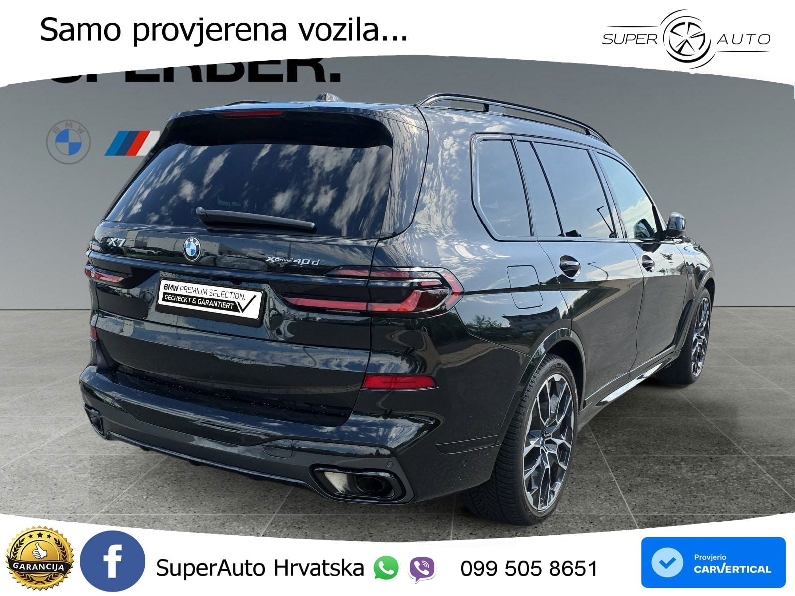 BMW X7 40d (352 KS) xDrive Steptronic ZRAČNI+ACC+GR SJED+KAM+PANO