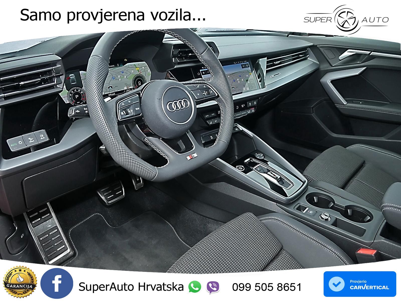 Audi A3 Limuzina 35 TFSI (150 KS) S tronic 2x S line LED+GR SJED+ACC