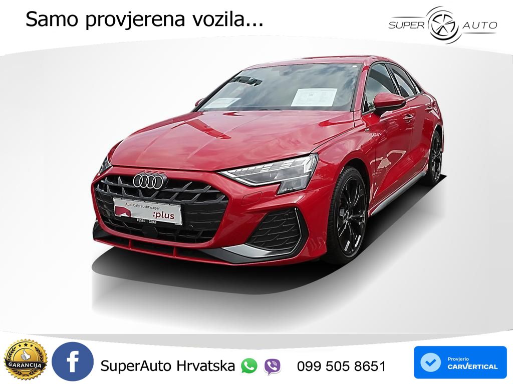 Audi A3 Limuzina 35 TFSI (150 KS) S tronic 2x S line LED+GR SJED+ACC