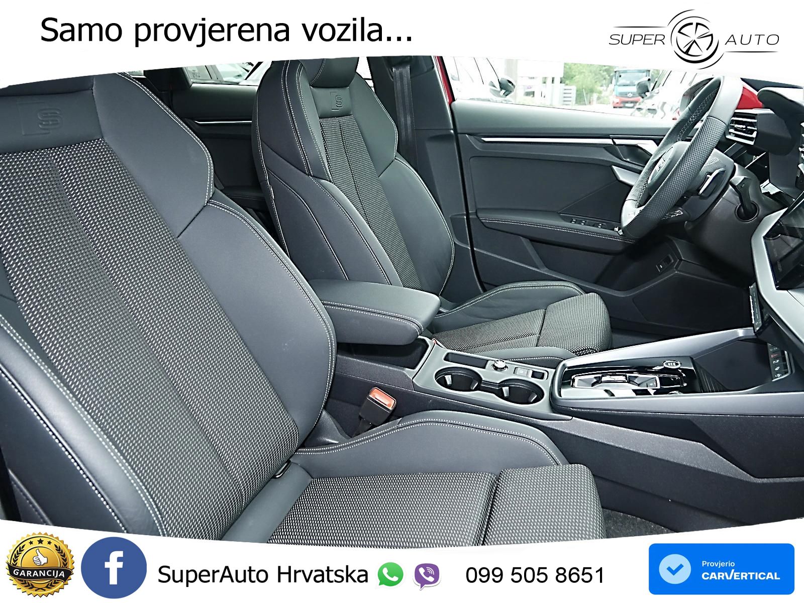 Audi A3 Limuzina 35 TFSI (150 KS) S tronic 2x S line LED+GR SJED+ACC