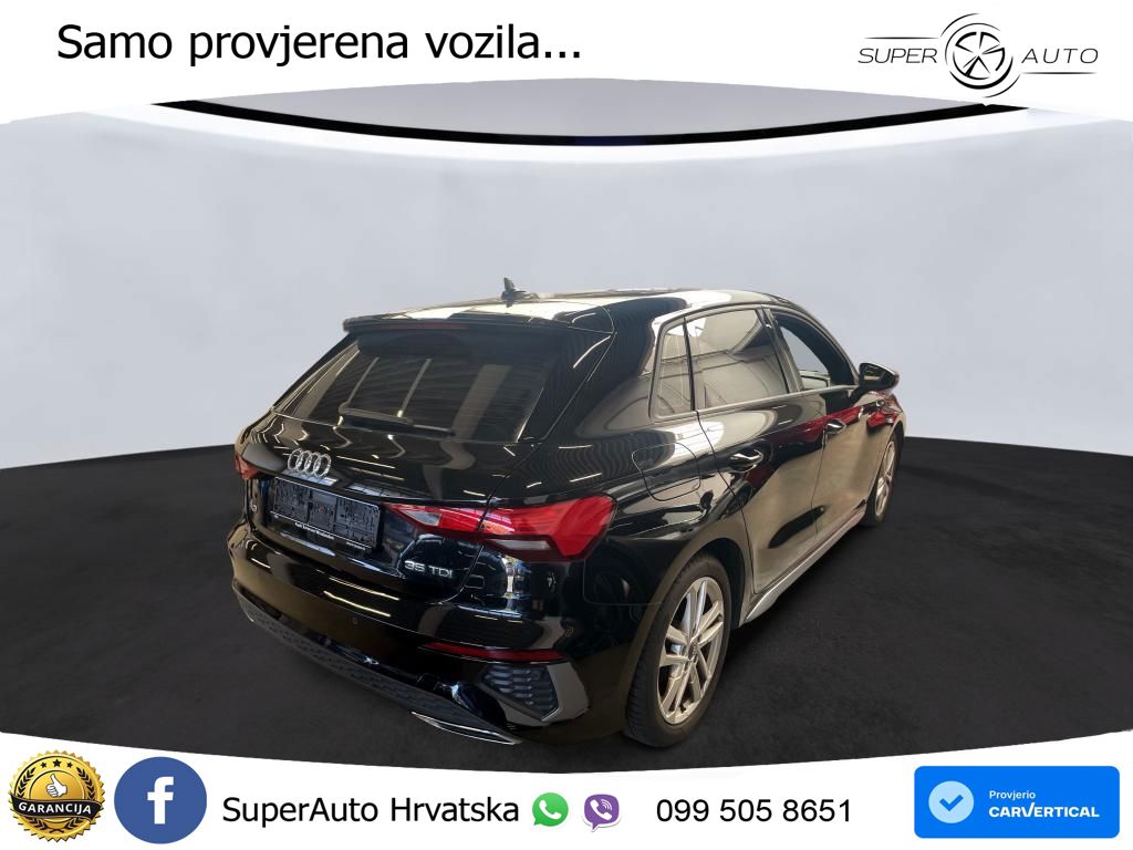 Audi A3 35 TDI (150 KS) S tronic S line LED+GR SJED+ACC