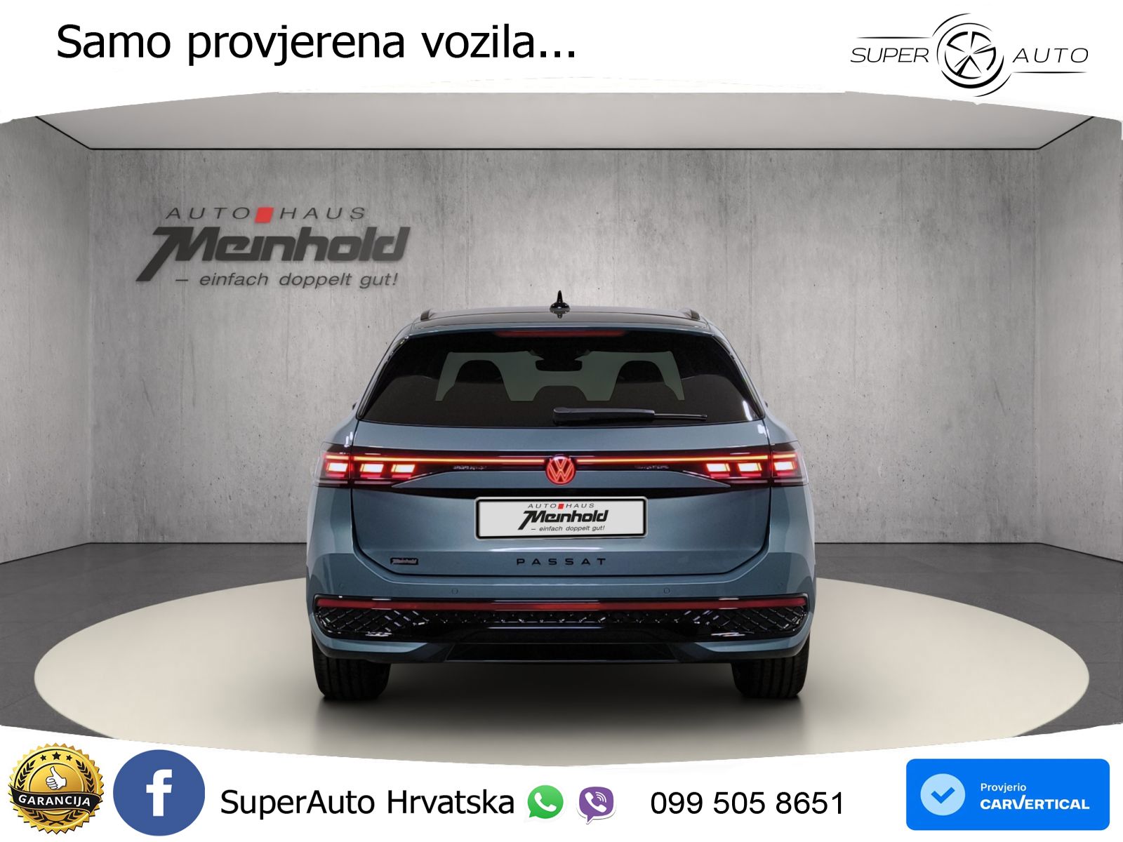 Volkswagen Passat Variant 2.0 TDI (193 KS) 4MOTION DSG R-Line LED+GR SJED+ACC