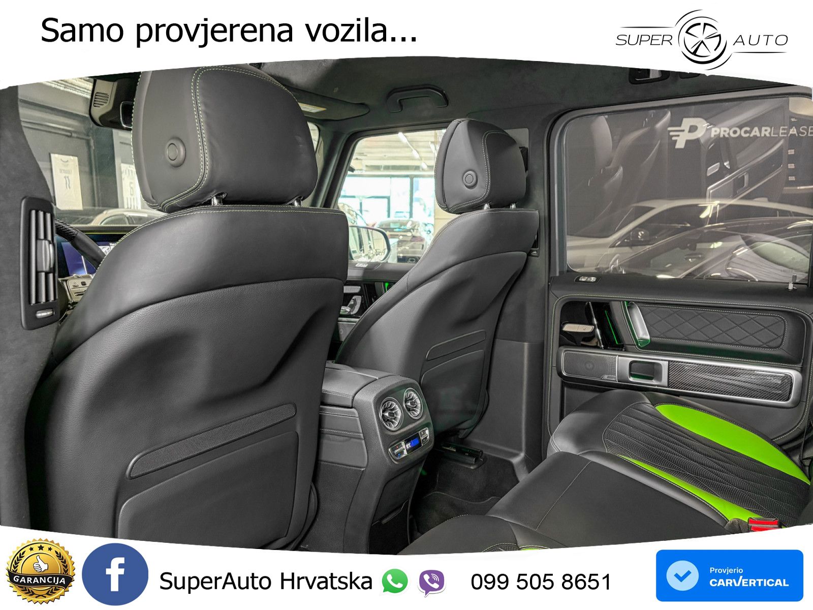 Mercedes AMG G 63 Long V8 (585 KS) 4MATIC 9G-TRONIC AMG SPEEDSHIFT TCT Manufaktur ZRAČNI+ACC+GR SJED+360+PANO