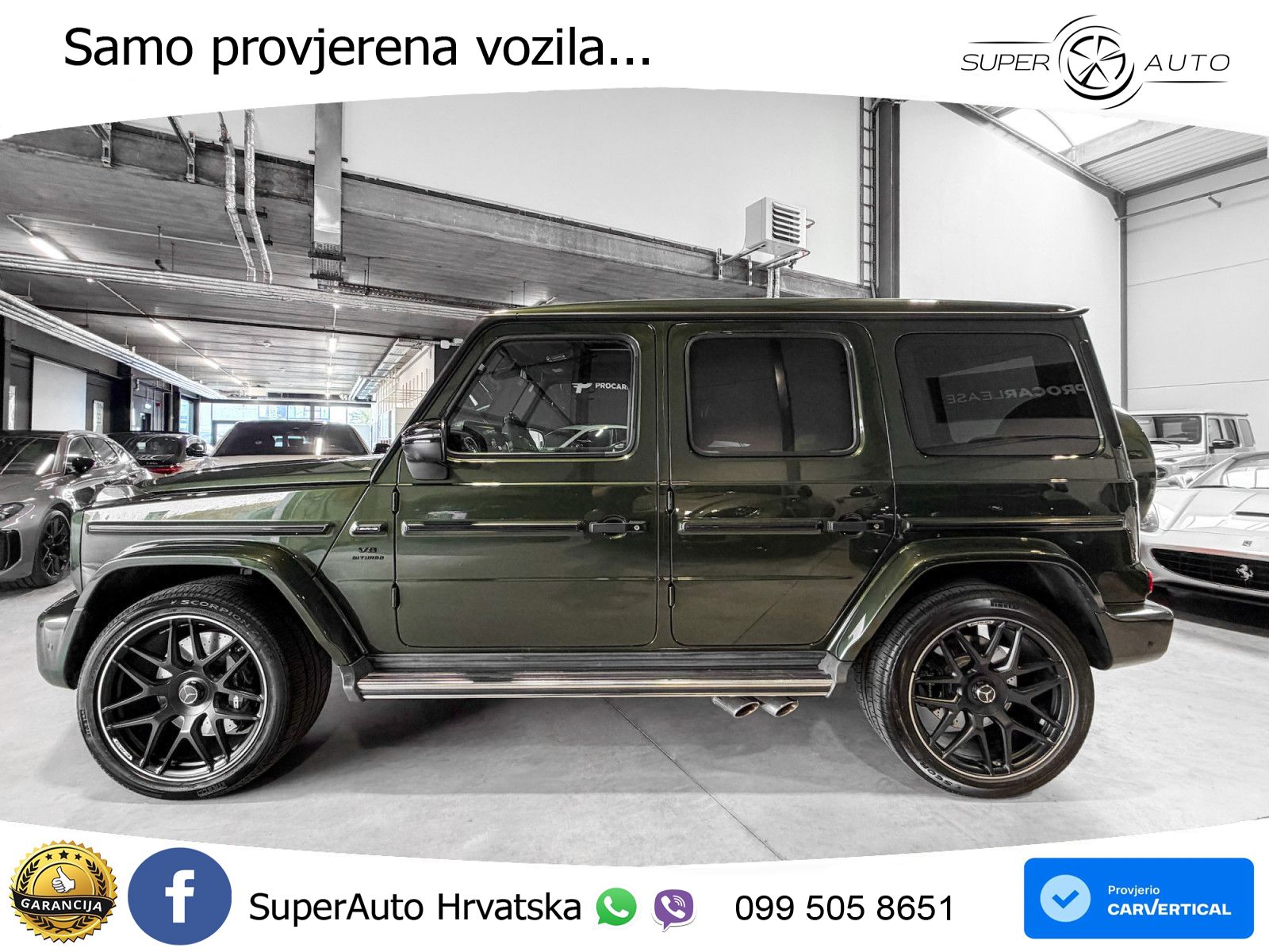 Mercedes AMG G 63 Long V8 (585 KS) 4MATIC 9G-TRONIC AMG SPEEDSHIFT TCT Manufaktur ZRAČNI+ACC+GR SJED+360+PANO
