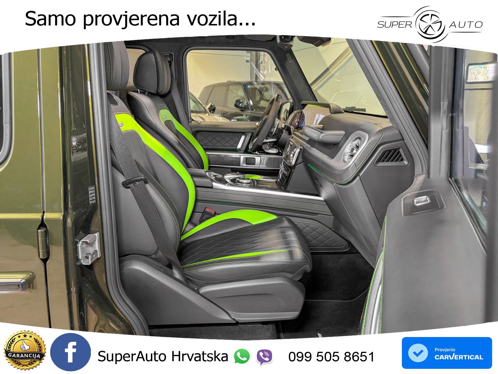 Mercedes AMG G 63 Long V8 (585 KS) 4MATIC 9G-TRONIC AMG SPEEDSHIFT TCT Manufaktur ZRAČNI+ACC+GR SJED+360+PANO