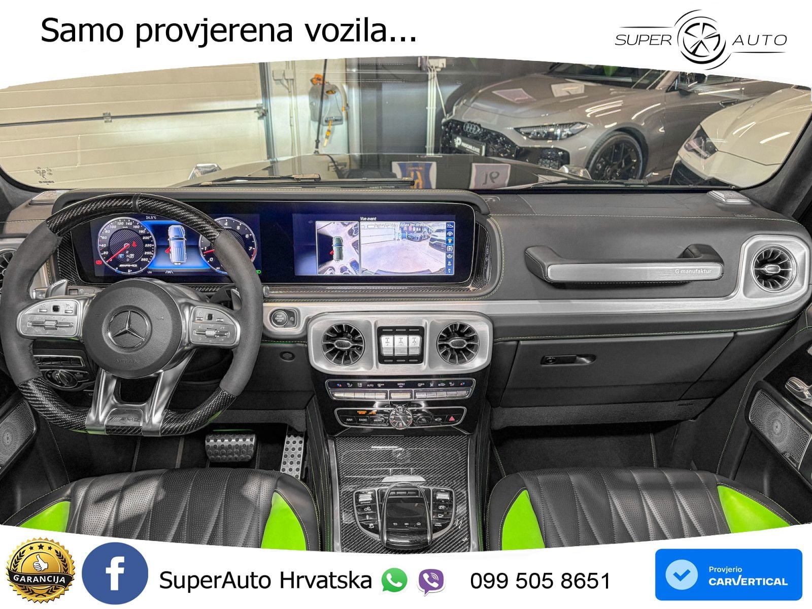 Mercedes AMG G 63 Long V8 (585 KS) 4MATIC 9G-TRONIC AMG SPEEDSHIFT TCT Manufaktur ZRAČNI+ACC+GR SJED+360+PANO