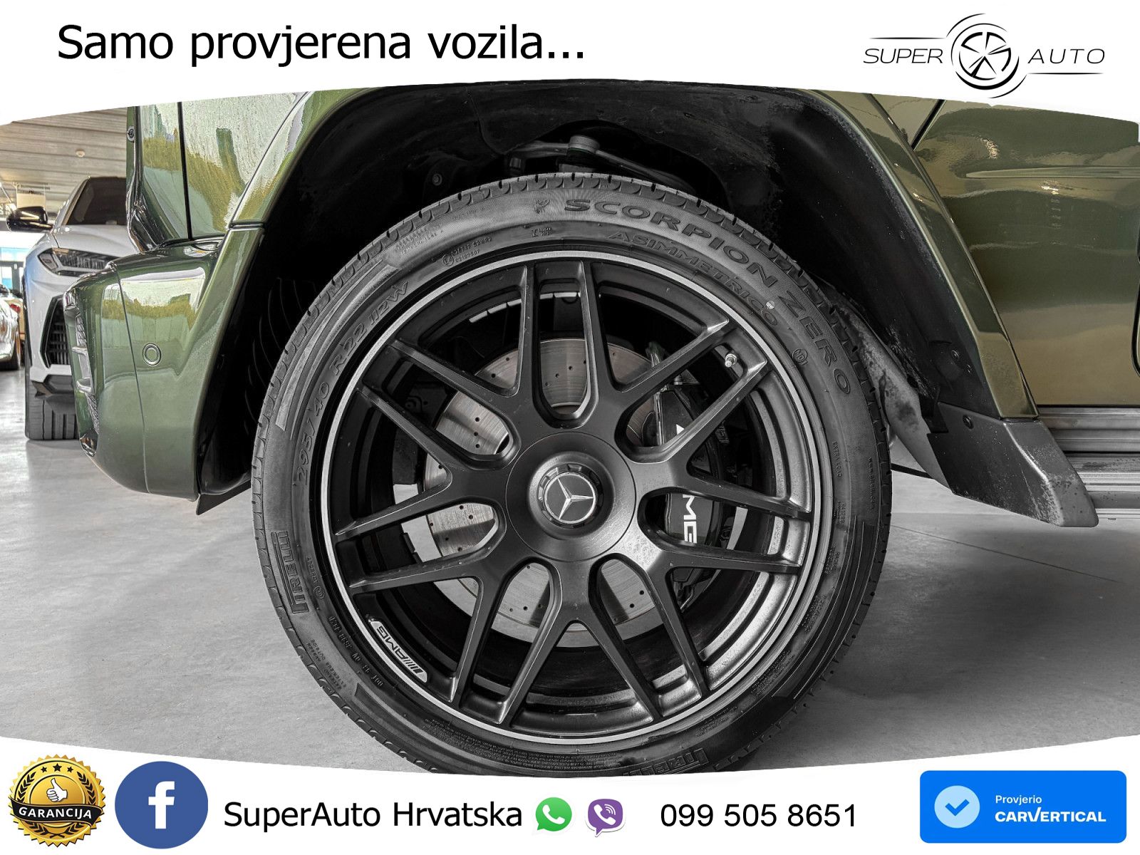 Mercedes AMG G 63 Long V8 (585 KS) 4MATIC 9G-TRONIC AMG SPEEDSHIFT TCT Manufaktur ZRAČNI+ACC+GR SJED+360+PANO
