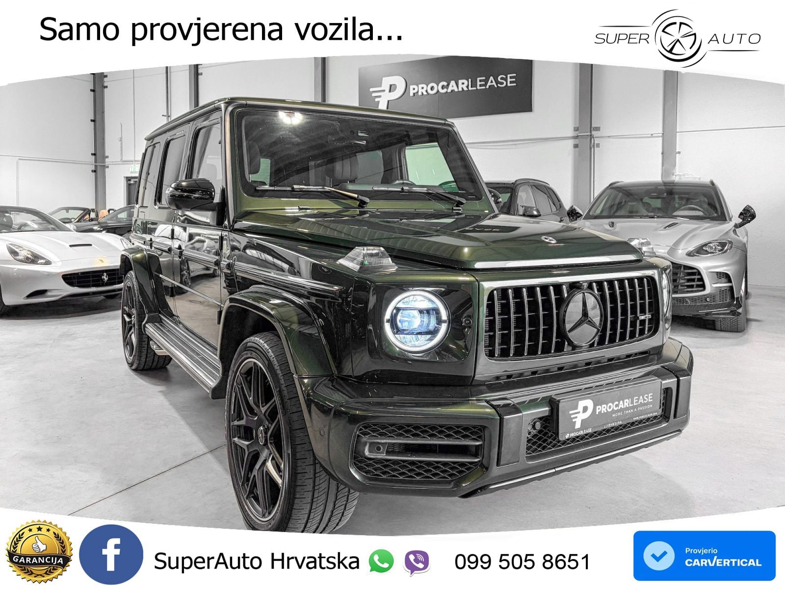 Mercedes AMG G 63 Long V8 (585 KS) 4MATIC 9G-TRONIC AMG SPEEDSHIFT TCT Manufaktur ZRAČNI+ACC+GR SJED+360+PANO