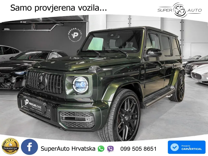 Mercedes AMG G 63 Long V8 (585 KS) 4MATIC 9G-TRONIC AMG SPEEDSHIFT TCT Manufaktur ZRAČNI+ACC+GR SJED+360+PANO