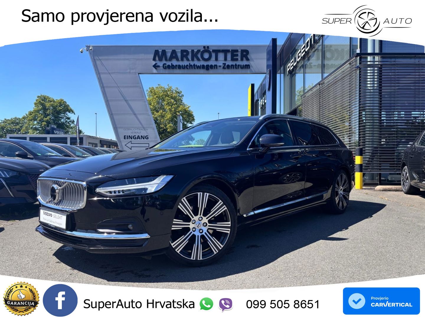 Volvo V90 2.0 B4 Diesel AWD Geartronic ACC+HEAD+4xGR SJED+360+PANO
