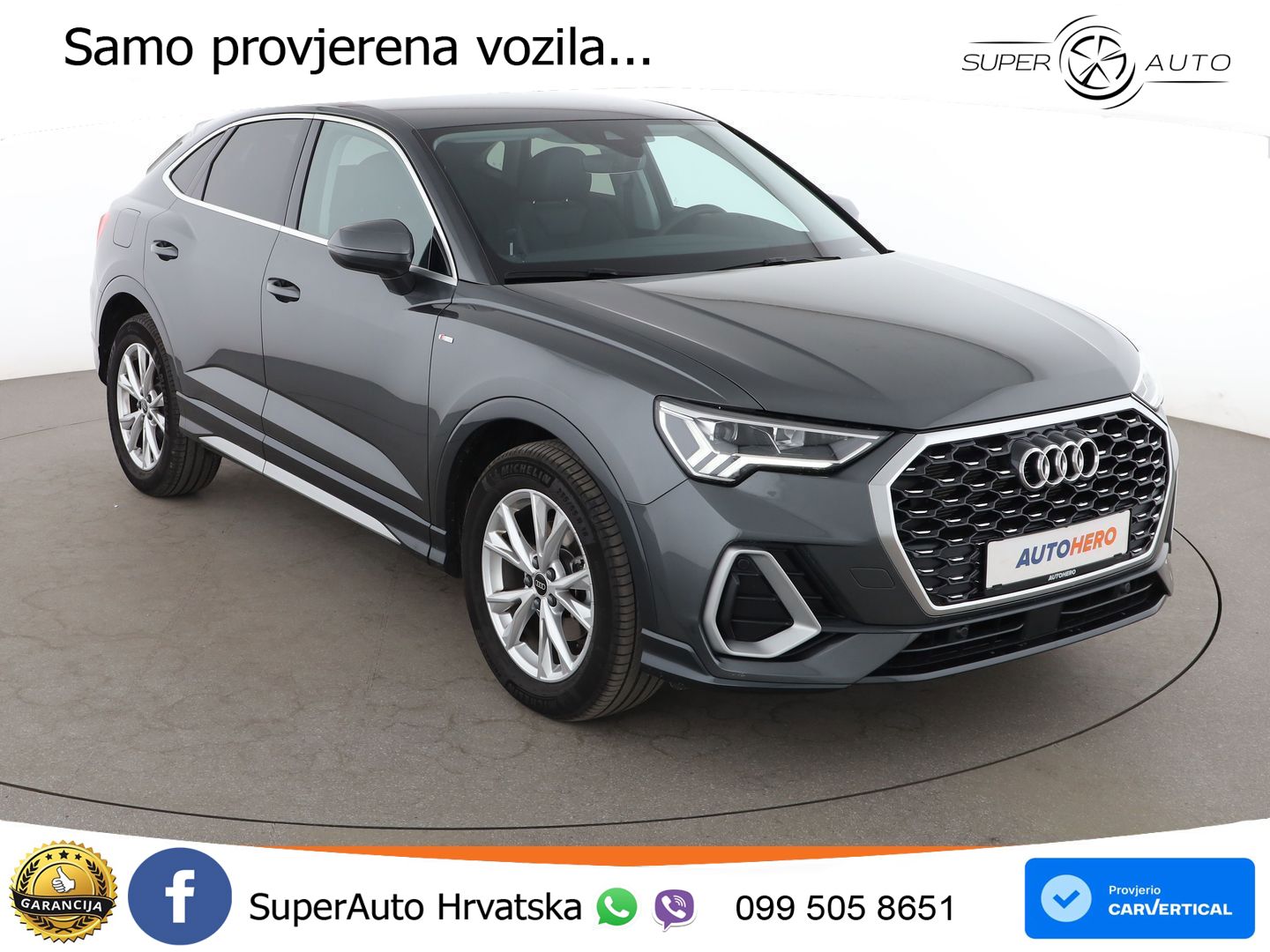 Audi Q3 Sportback 35 TDI (150 KS) S tronic S line LED+GR SJED+ACC