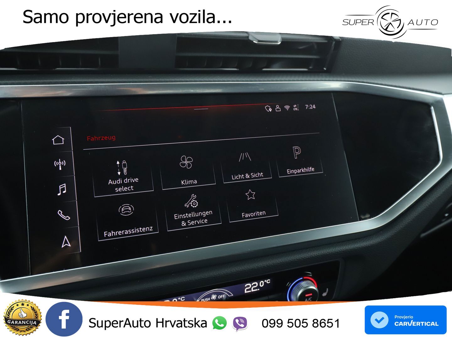 Audi Q3 Sportback 35 TDI (150 KS) S tronic S line LED+GR SJED+ACC
