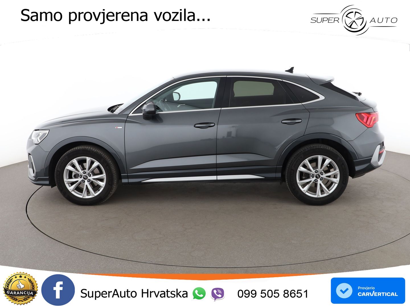 Audi Q3 Sportback 35 TDI (150 KS) S tronic S line LED+GR SJED+ACC