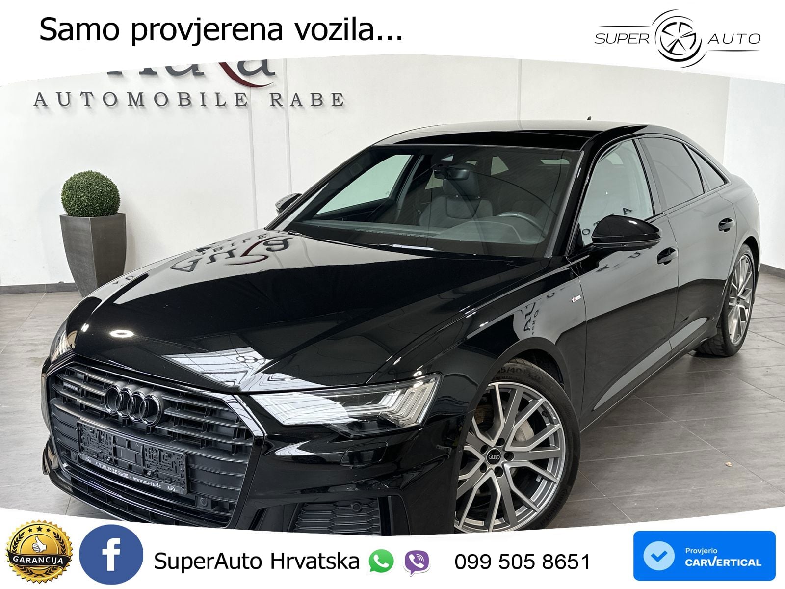 Audi A6 45 TDI V6 (245 KS) quattro ultra S tronic S line MATRIX+GR SJED+KAM