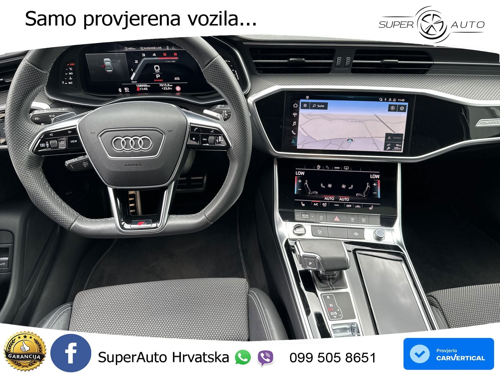 Audi A6 45 TDI V6 (245 KS) quattro ultra S tronic S line MATRIX+GR SJED+KAM
