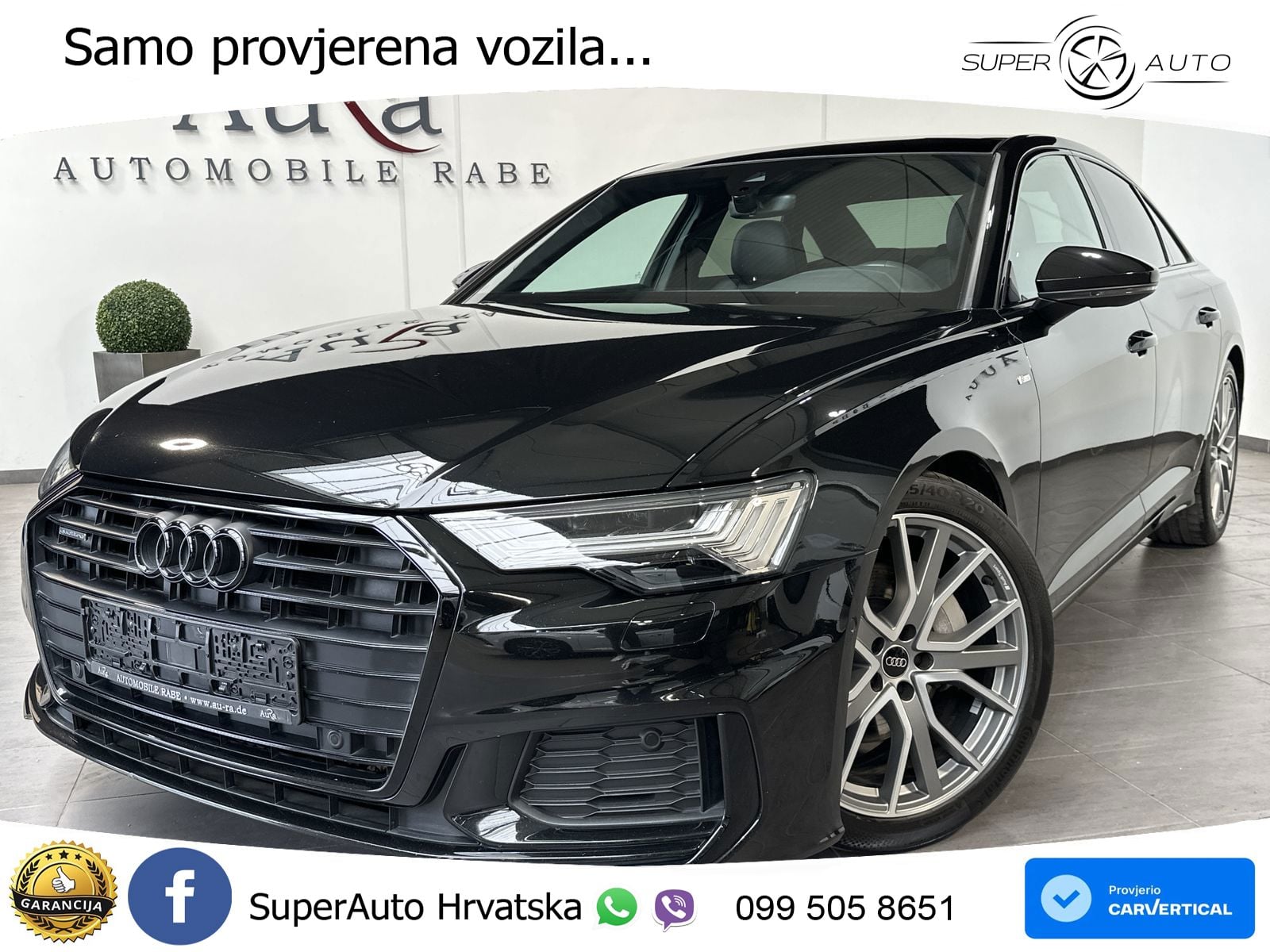 Audi A6 45 TDI V6 (245 KS) quattro ultra S tronic S line MATRIX+GR SJED+KAM