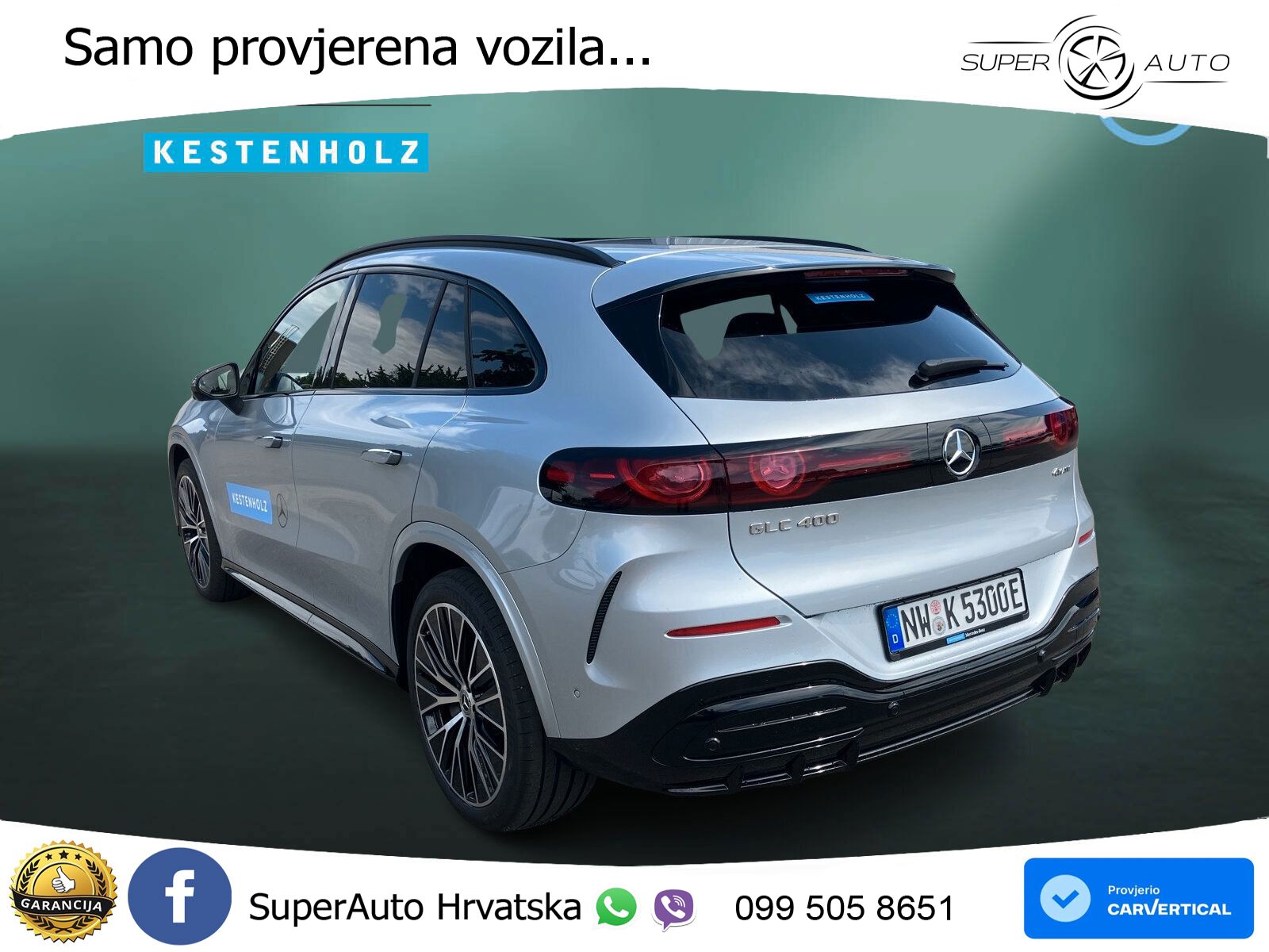 Mercedes GLC 400 94 kWh (489 KS) 4MATIC EQ Technology AMG ACC+GR SJED+360+PANO