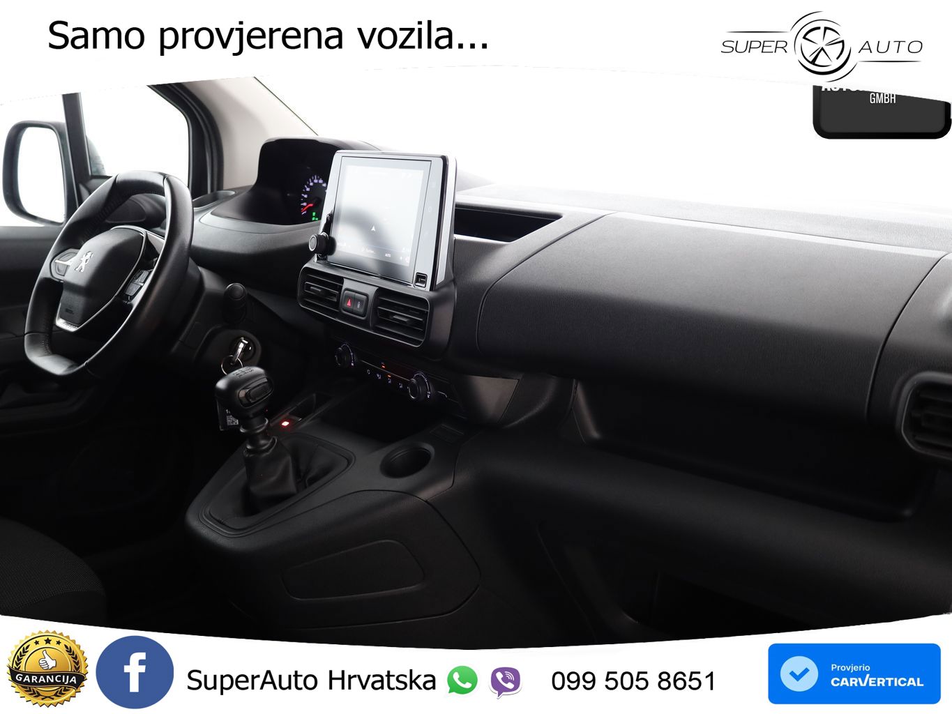 Peugeot Partner 1.5 BlueHDi KASTEN 3 SITZE,KLIMA,SITZHZ 102 KS