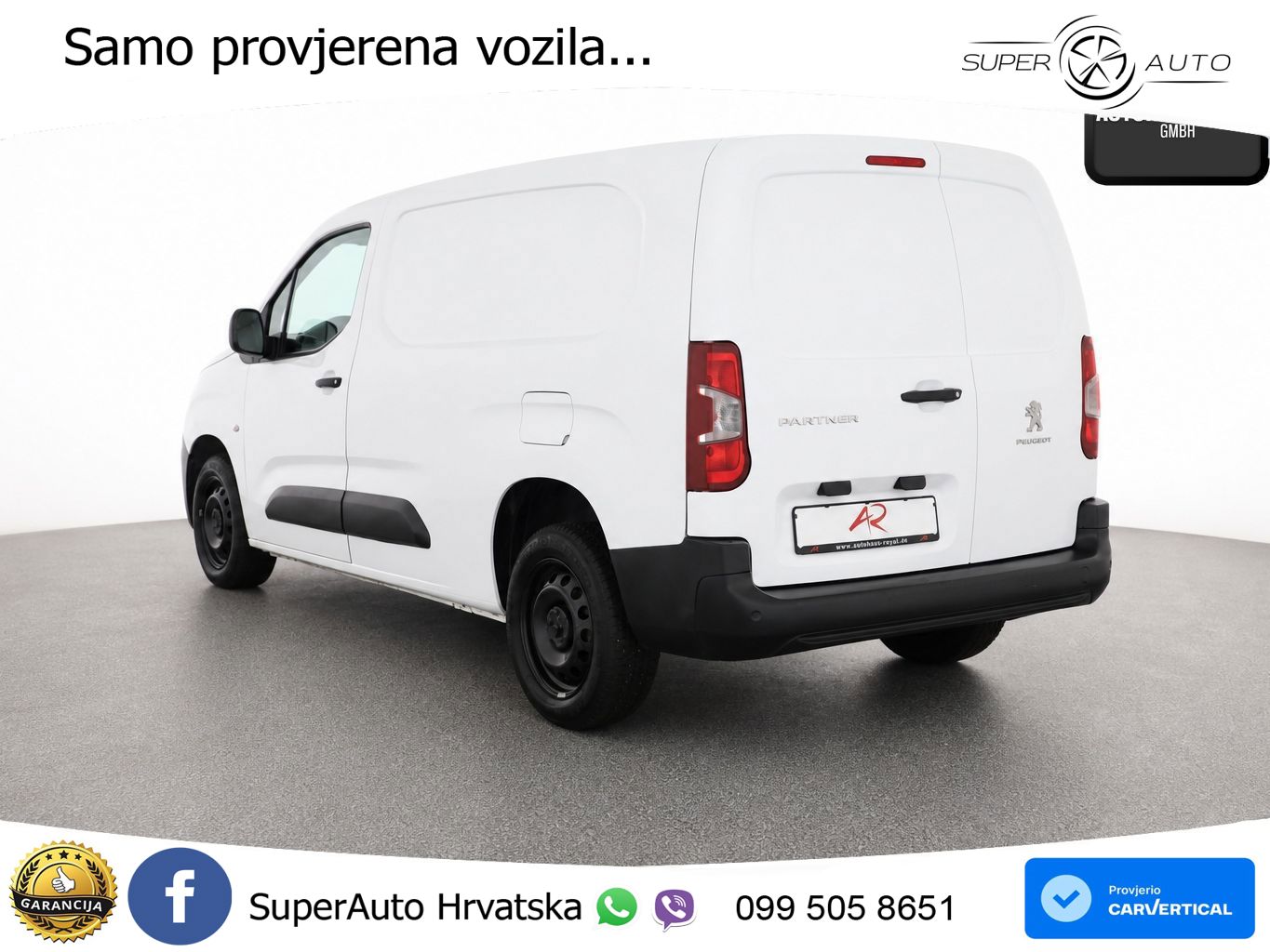 Peugeot Partner 1.5 BlueHDi KASTEN 3 SITZE,KLIMA,SITZHZ 102 KS