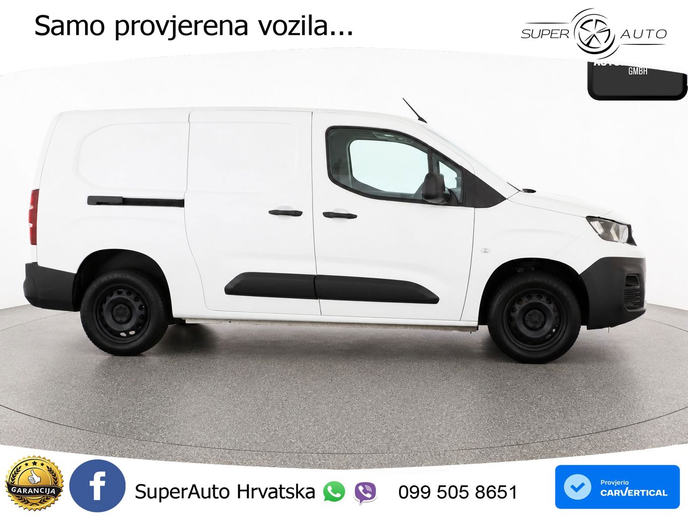Peugeot Partner 1.5 BlueHDi KASTEN 3 SITZE,KLIMA,SITZHZ 102 KS