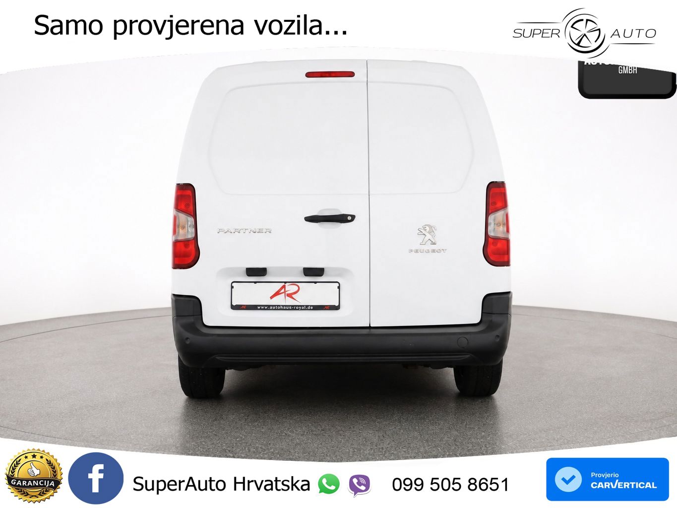 Peugeot Partner 1.5 BlueHDi KASTEN 3 SITZE,KLIMA,SITZHZ 102 KS