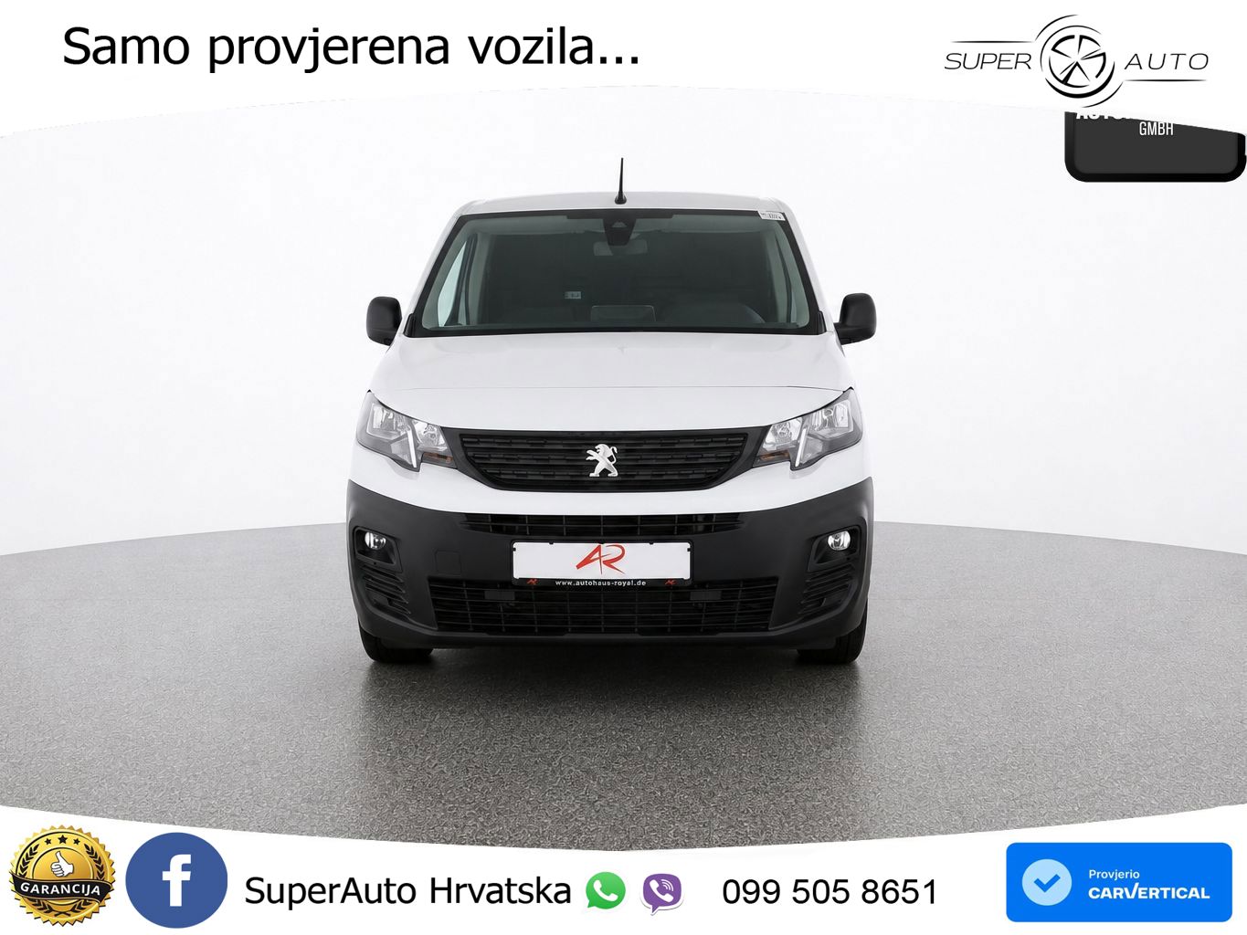 Peugeot Partner 1.5 BlueHDi KASTEN 3 SITZE,KLIMA,SITZHZ 102 KS