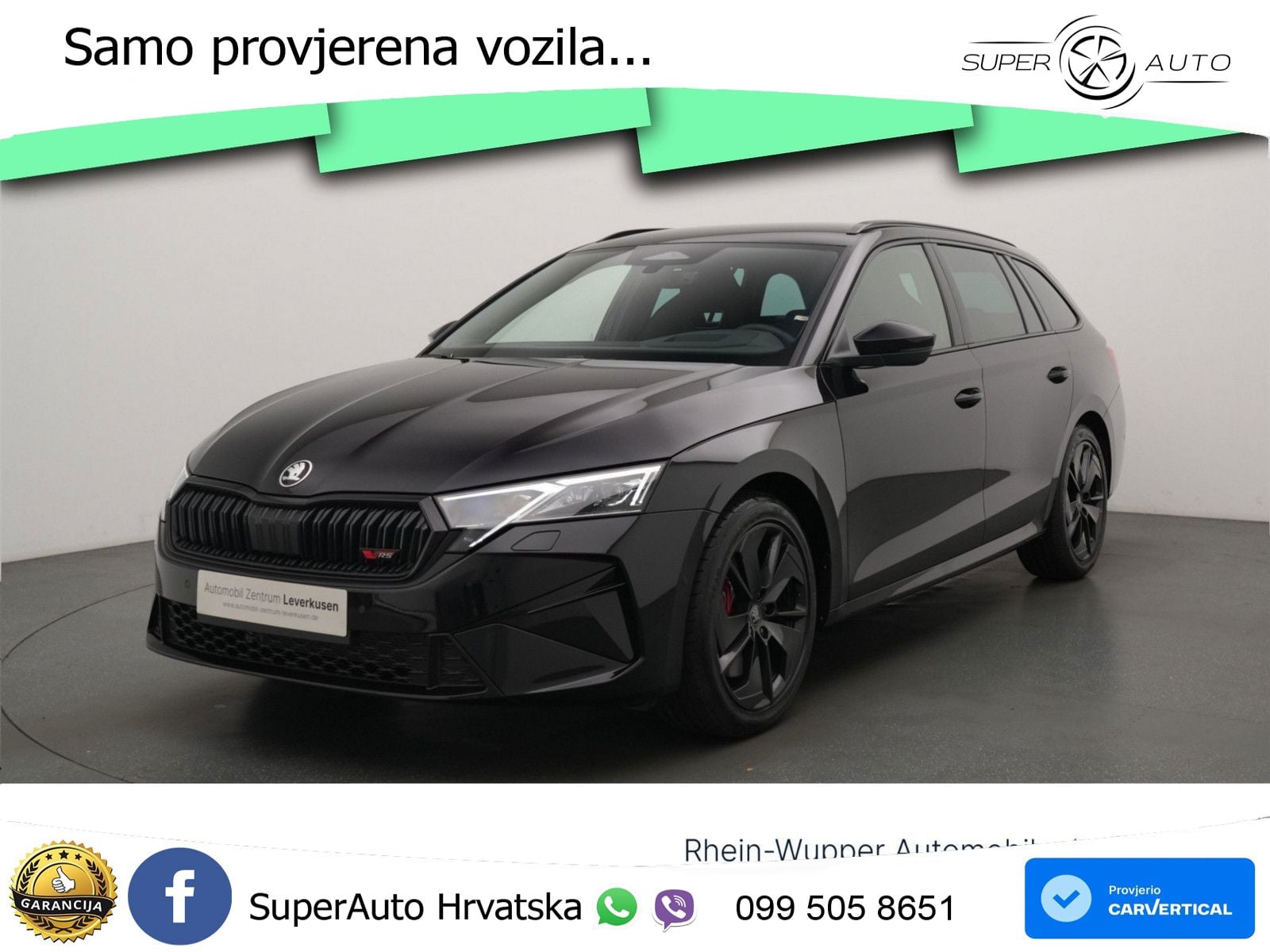 Škoda Octavia Combi RS 2.0 TSI (265 KS) DSG MATRIX+GR SJED+KAM